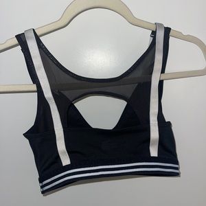 Lacoste Black Sports Bra